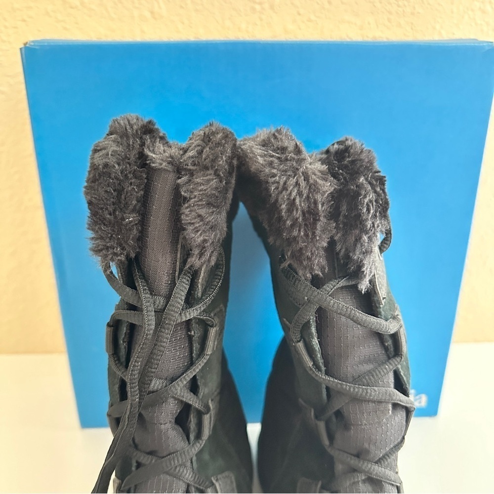 Columbia Women's Lace Up Snow Boots Ice Maiden II in Black with Box sz US 8 - Picture 10 of 13